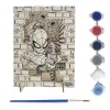 Kit de Manualidades de Madera Spiderman para Colorear