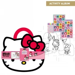 Álbum de actividades coloreable Hello Kitty - Cuadernos y blocs