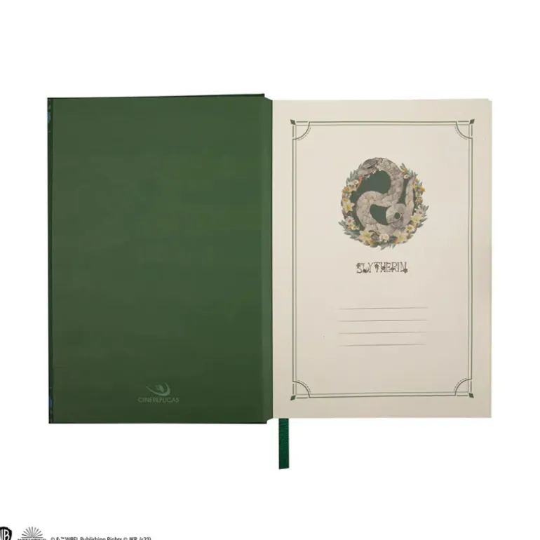 Libreta deluxe y bolígrafo Slytherin Harry Potter