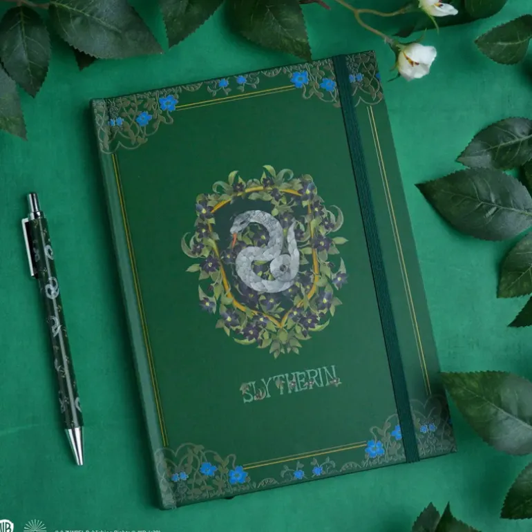 Libreta deluxe y bolígrafo Slytherin Harry Potter