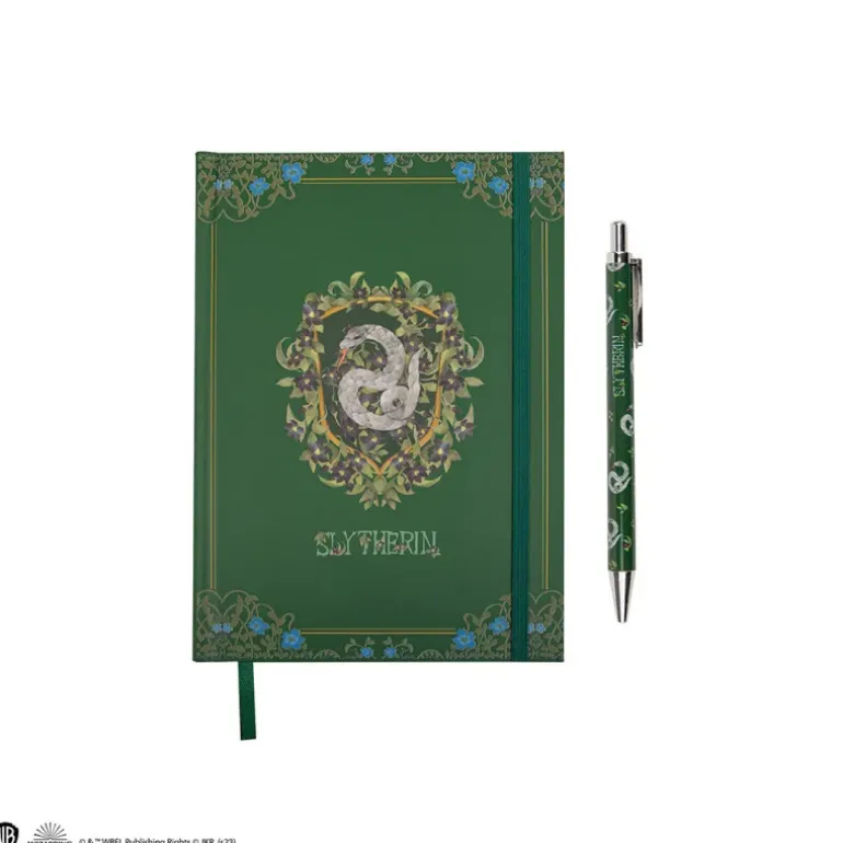 Libreta deluxe y bolígrafo Slytherin Harry Potter