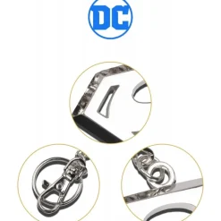 Llavero de Acero con Escudo de Superman de DC Comics