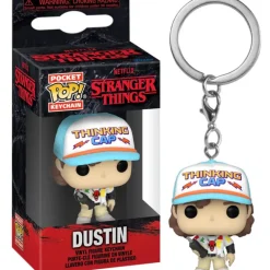 Llavero mini Funko Pop! Dustin Stranger Things 4