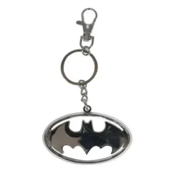 Llavero Mosquetón Logo Batman Metálico DC Comics