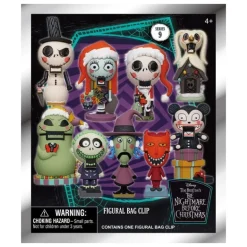 Llavero Sorpresa 3D Glow Pesadilla Antes de Navidad Serie 9