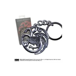 Llavero Targaryen de GOT en Gris Acero
