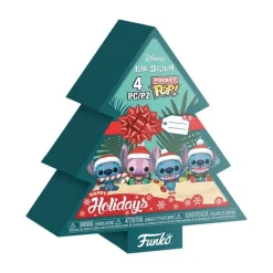 Llaveros Pocket POP! Lilo & Stitch Holiday 2025 Pack 4 cm