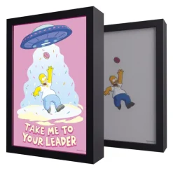 Lámina LED enmarcada The Simpsons con efecto dual