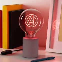 Lámpara Con Bombilla Led Neon Marvel Avengers E27