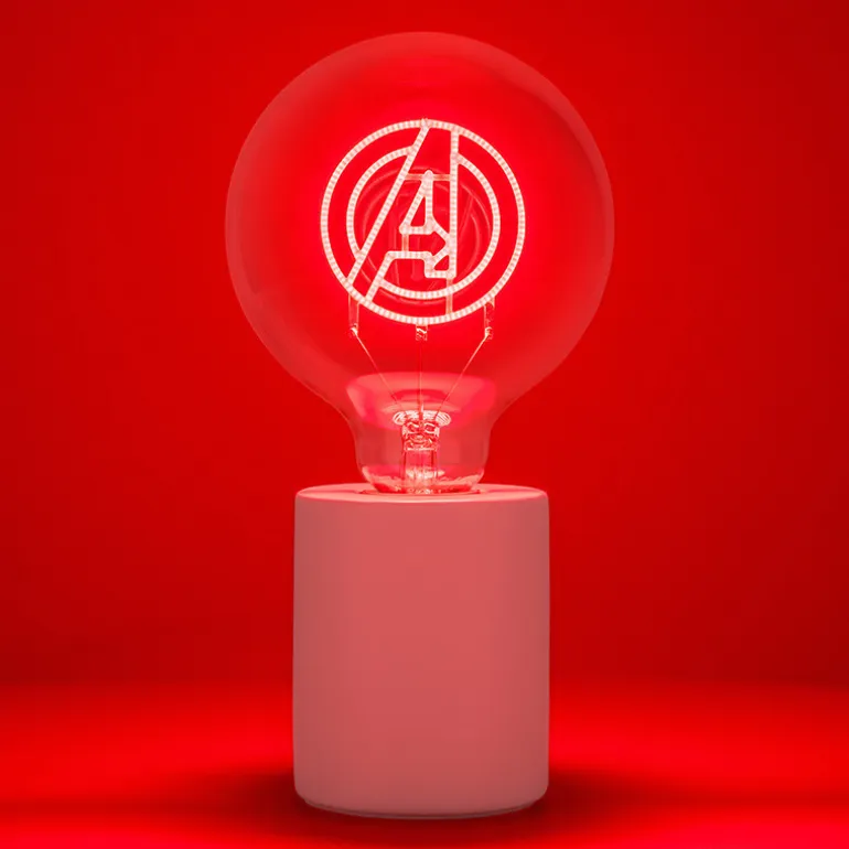 Lámpara Con Bombilla Led Neon Marvel Avengers E27