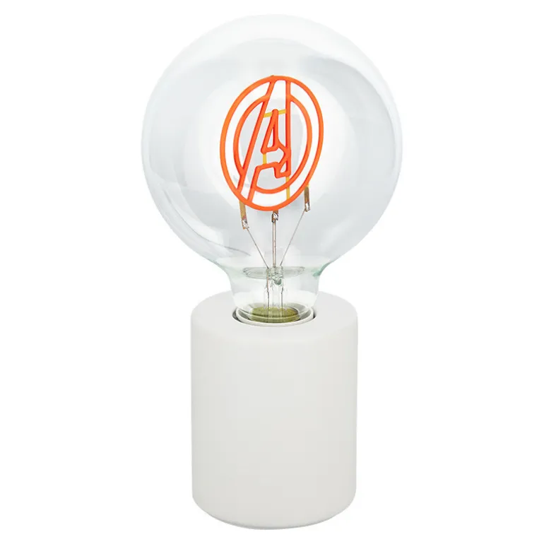 Lámpara Con Bombilla Led Neon Marvel Avengers E27
