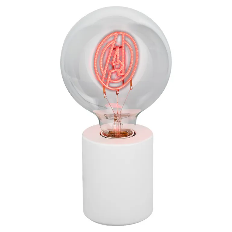 Lámpara Con Bombilla Led Neon Marvel Avengers E27