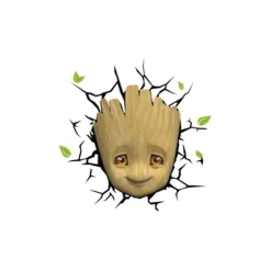 Lámpara 3D LED Baby Groot Marvel Comics 18x28,3x16 cm