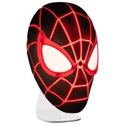 Lámpara 3D LED Miles Morales Máscara Spider-Man