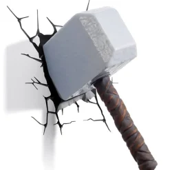 Lámpara 3D LED Thor Hammer de Marvel - 3dlight