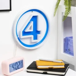 Lámpara de Pared LED Logo Neón Marvel Fantastic Four