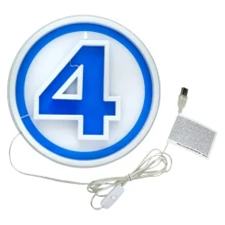 Lámpara de Pared LED Logo Neón Marvel Fantastic Four