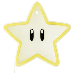 Lámpara de pared LED Super Mario Super Star Neon