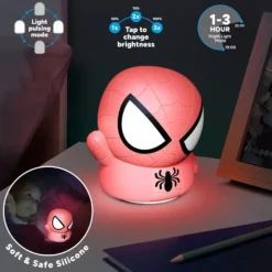 Lámpara de Silicona 3D Spider-Man 14 Cm
