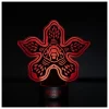 Lámpara Demogorgon Stranger Things con Grabado Láser