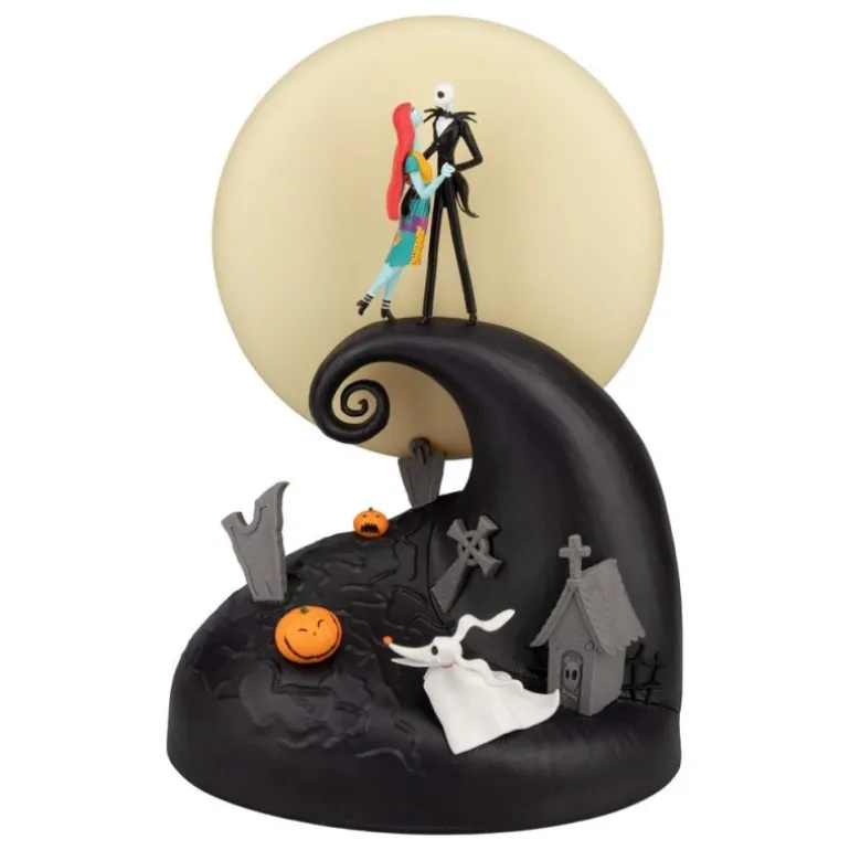 Lámpara Diorama Jack & Sally de Pesadilla antes de Navidad