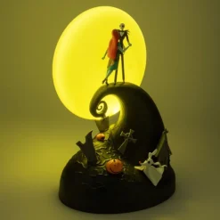 Lámpara Diorama Jack & Sally de Pesadilla antes de Navidad