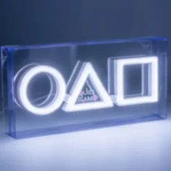 Lámpara LED estilo neón El Juego del Calamar 15 x 30 cm