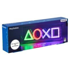 Lámpara LED Estilo Neón Símbolos PlayStation