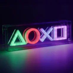Lámpara LED Estilo Neón Símbolos PlayStation