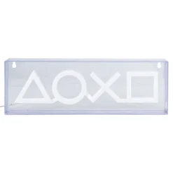 Lámpara LED Estilo Neón Símbolos PlayStation