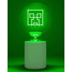 Lámpara Minecraft Creeper Led Neon E27