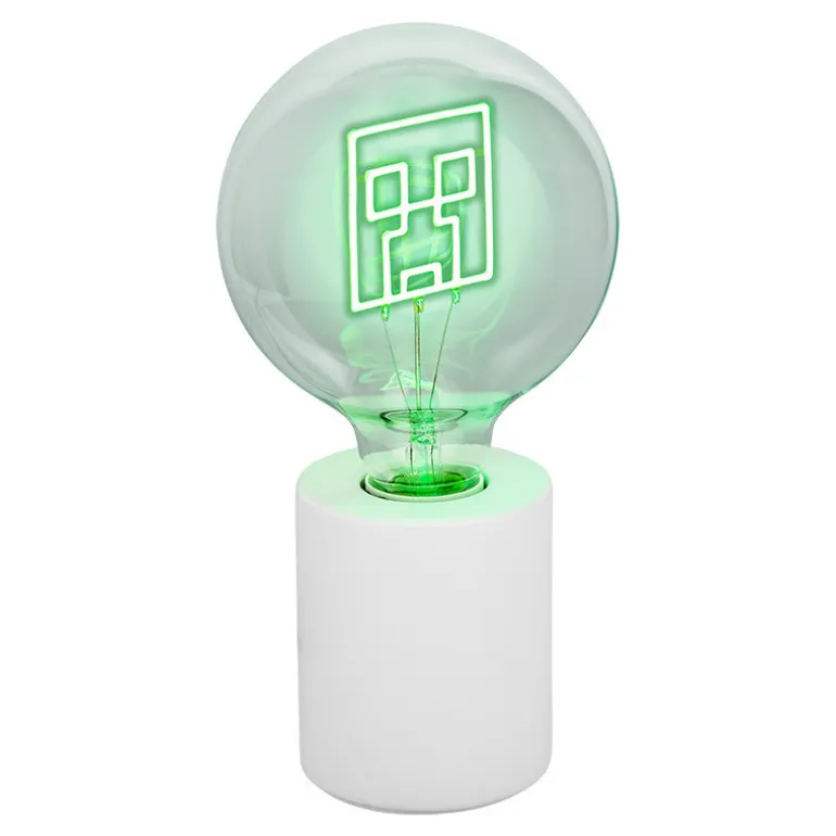 Lámpara Minecraft Creeper Led Neon E27