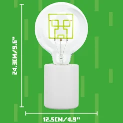 Lámpara Minecraft Creeper Led Neon E27