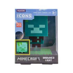 Lámpara Minecraft Icon Drowned Zombie 10 cm