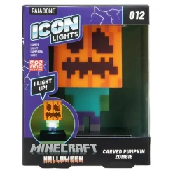 Lámpara Minecraft Zombie Jack O Lantern 12 cm
