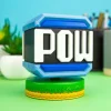 Lámpara Super Mario Bloque POW
