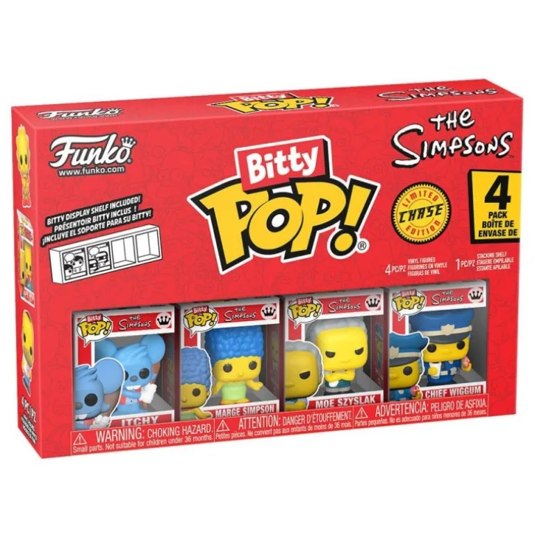 Los Simpson Pack de 4 Figuras Bitty POP! Vinyl Series 2
