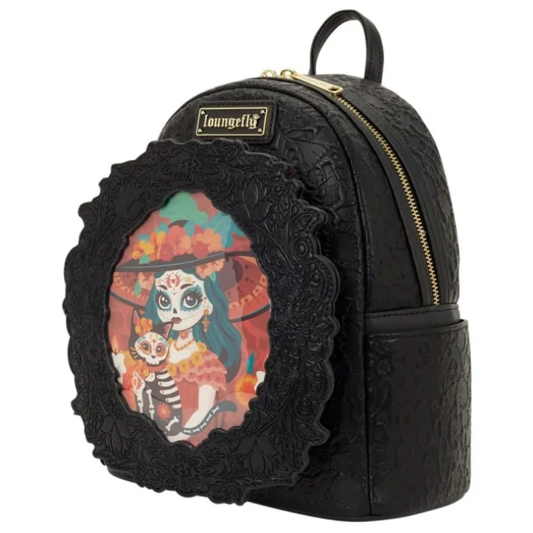 Loungefly Mochila Mini Día de los Muertos en PU y Poliéster
