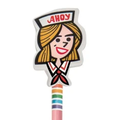 Lápiz Con Borrador Scoops Ahoy-Robin