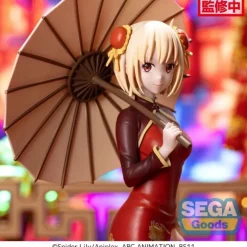 Lycoris Recoil Estatua Luminasta PVC Chisato Nishikigi Estilo Chino