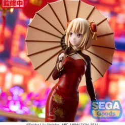 Lycoris Recoil Estatua Luminasta PVC Chisato Nishikigi Estilo Chino