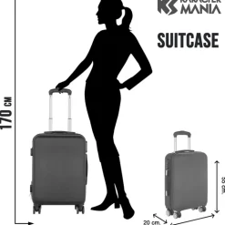 Maleta ABS Miércoles uniforme Nevermore