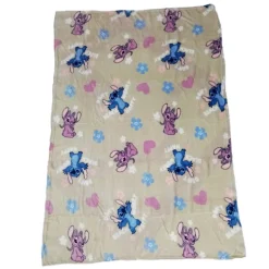 Manta coralina Ángel y Stitch Disney