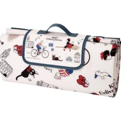 Manta de picnic Nicky la aprendiz de bruja Wild flowers