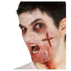 Maquillaje FXs de Cruz cosida