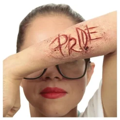 Maquillaje FXs de Letras Pride Orgullo