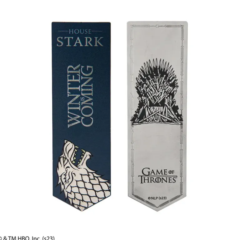 Marcapáginas metal Stark Game of Thrones