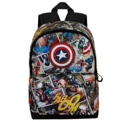 Marvel Capitán América Comic Mochila Pequeña HS FAN, Multicolor