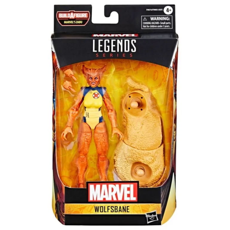 Marvel Legends Figura Wolfsbane 15 cm - Build A Figure Zabu