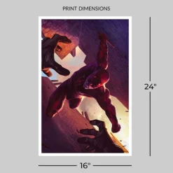 Marvel Litografía Daredevil: The Man Without Fear 60 x 41 cm